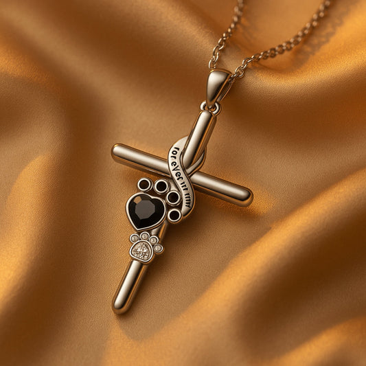 Cross Paw Necklace