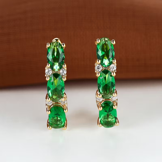Verdant Trio Earrings