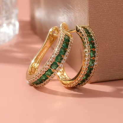 Emerald Glow Earrings