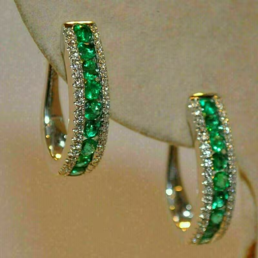 Emerald Glow Earrings