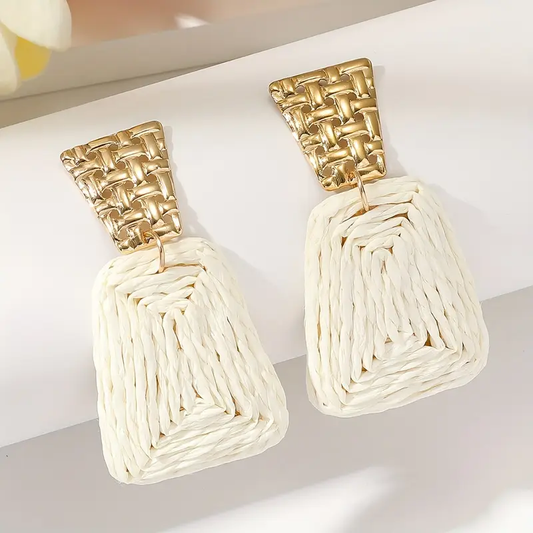 White Gold Earrings
