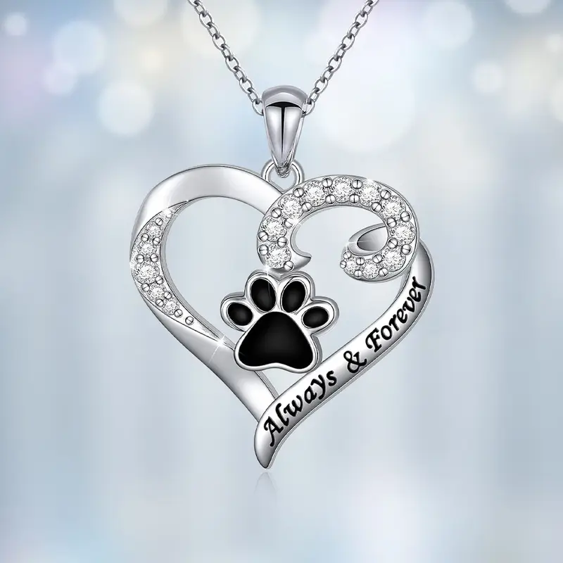 Black Paw Always Love Necklace
