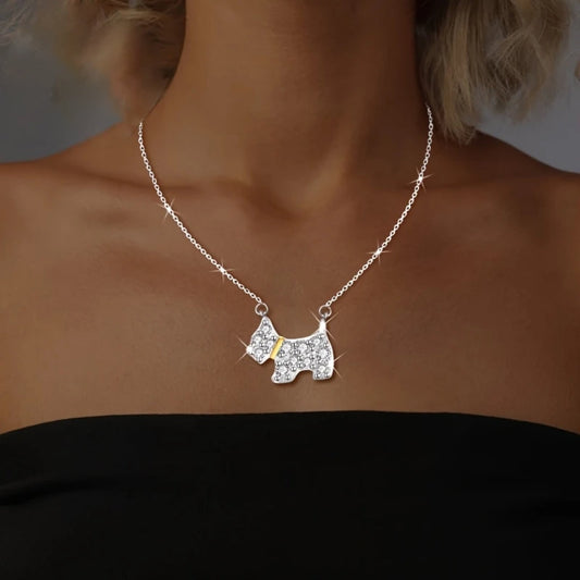 Bright Toby Silver Necklace